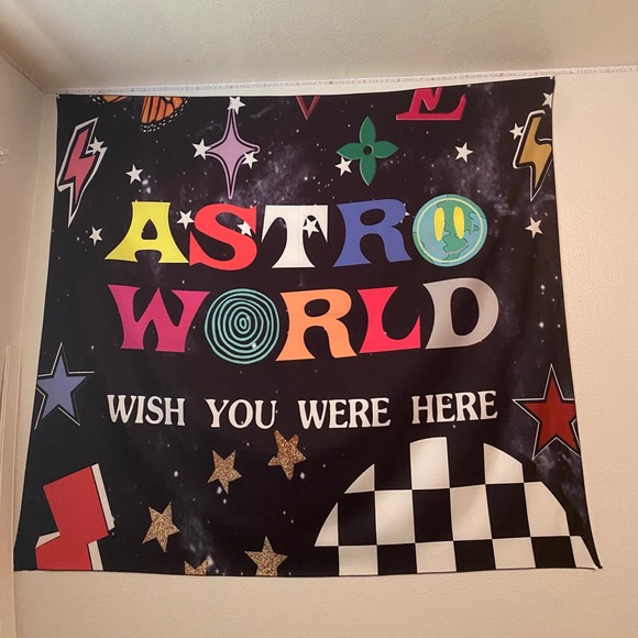 Travis Scott Astro World Tapestry - Picture 2 of 2